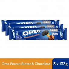 Oreo Peanut Butter & Chocolate (133g x 3)